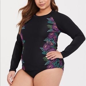 Torrid Floral Rash Guard